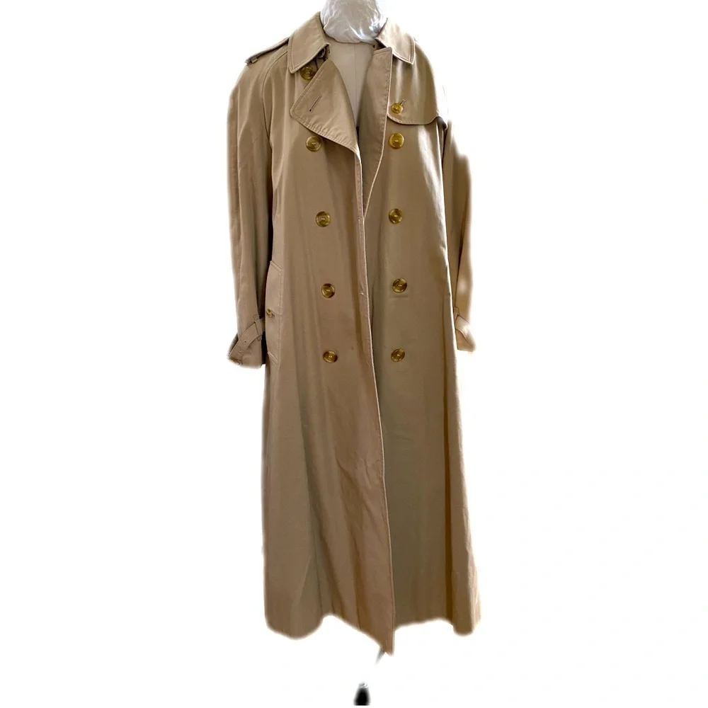 Classic Burberry Trench with Wool Removable Lining, Size 10 - Picture 2 of 16